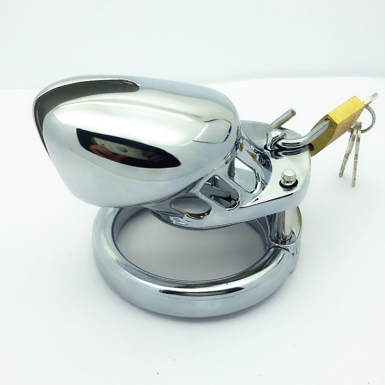 短款男用贞操锁 另类器具 不锈金属贞操用具 成人情趣用品cb6000s