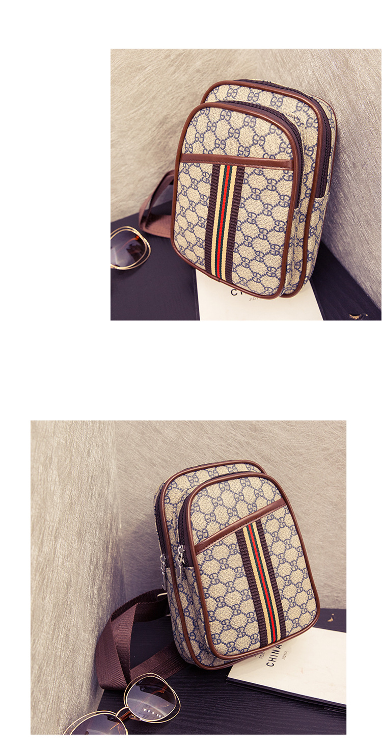 2016新帆布胸包男胸前包女腰包男士斜挎包韩版潮运动休闲印.