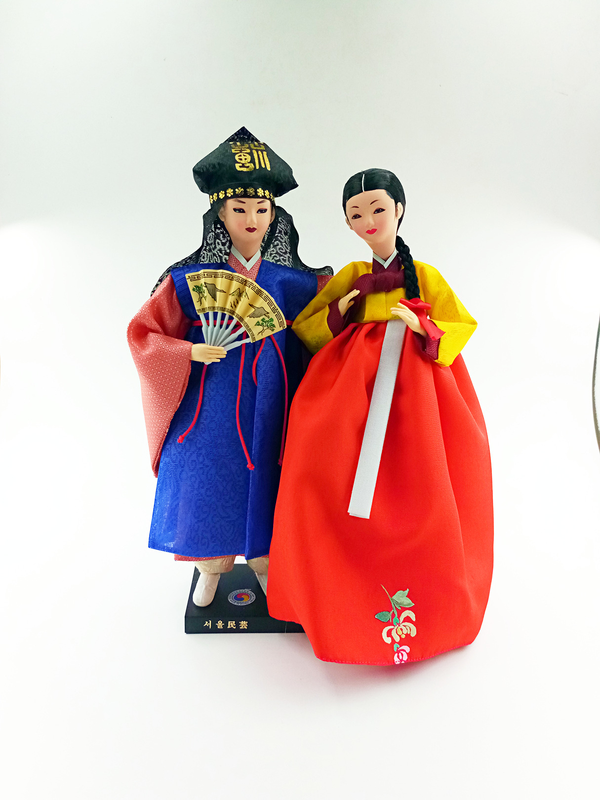 韩国韩服民俗人偶朝鲜族娟人摆件韩式餐厅摆饰情侣新婚婚庆礼品