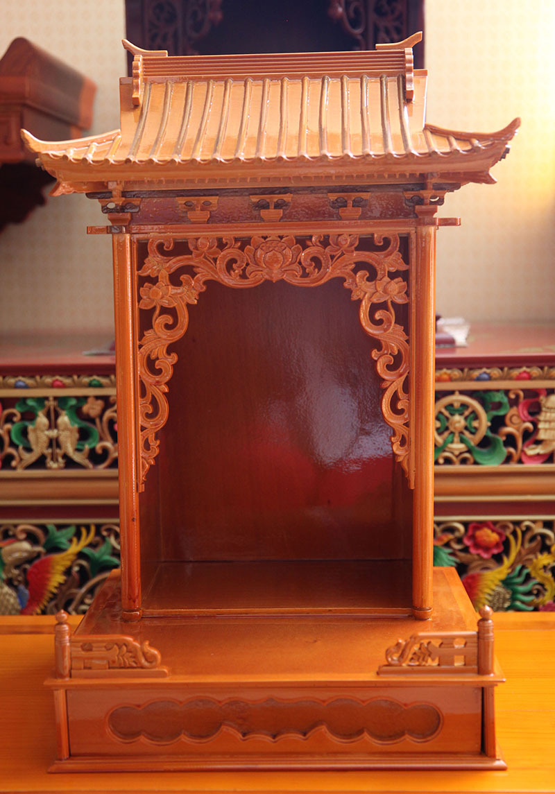 格桑花藏式家具古典雕刻佛龛 佛教供台 中式实木家具神龛 f100-中国陶
