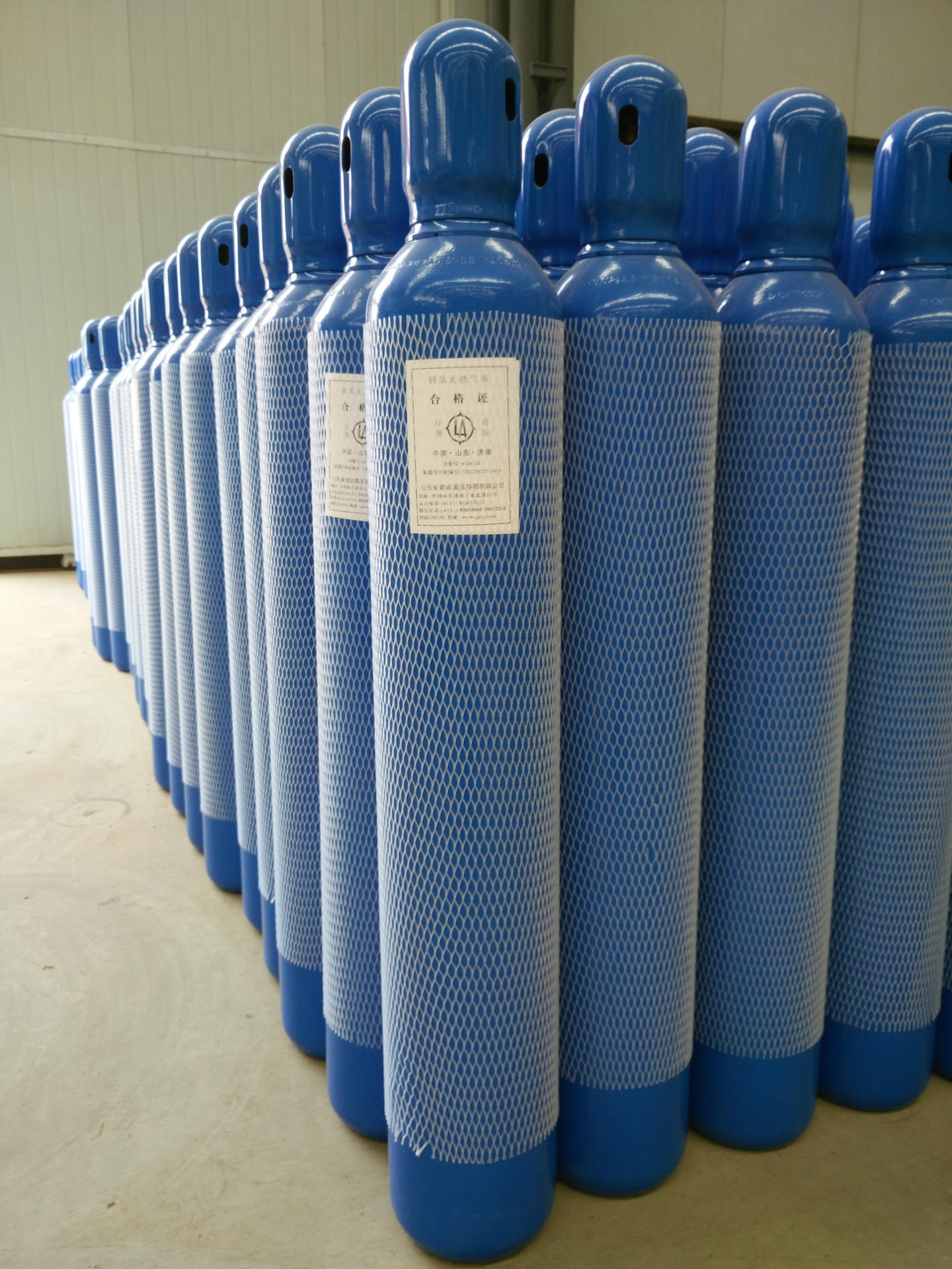 【山东建设】现货15升氧气瓶 气瓶医疗器械 家用容量大o2气体气瓶