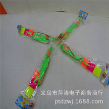 厂家直销 飞箭弹弓闪光玩具 赠送礼品发光竹蜻蜓 飞天仙子LED夜灯