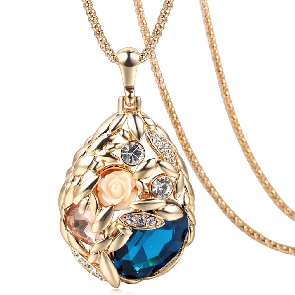 韩版时尚花形吊坠 速卖通热销 高质量精致项链吊坠厂家直销