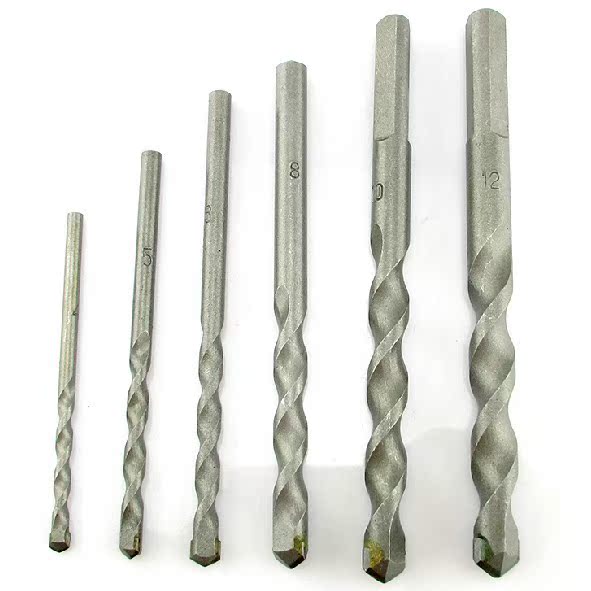 正品方大王冲击钻头 钻砖头 钻墙壁 钻普通水泥墙 冲击电钻使用