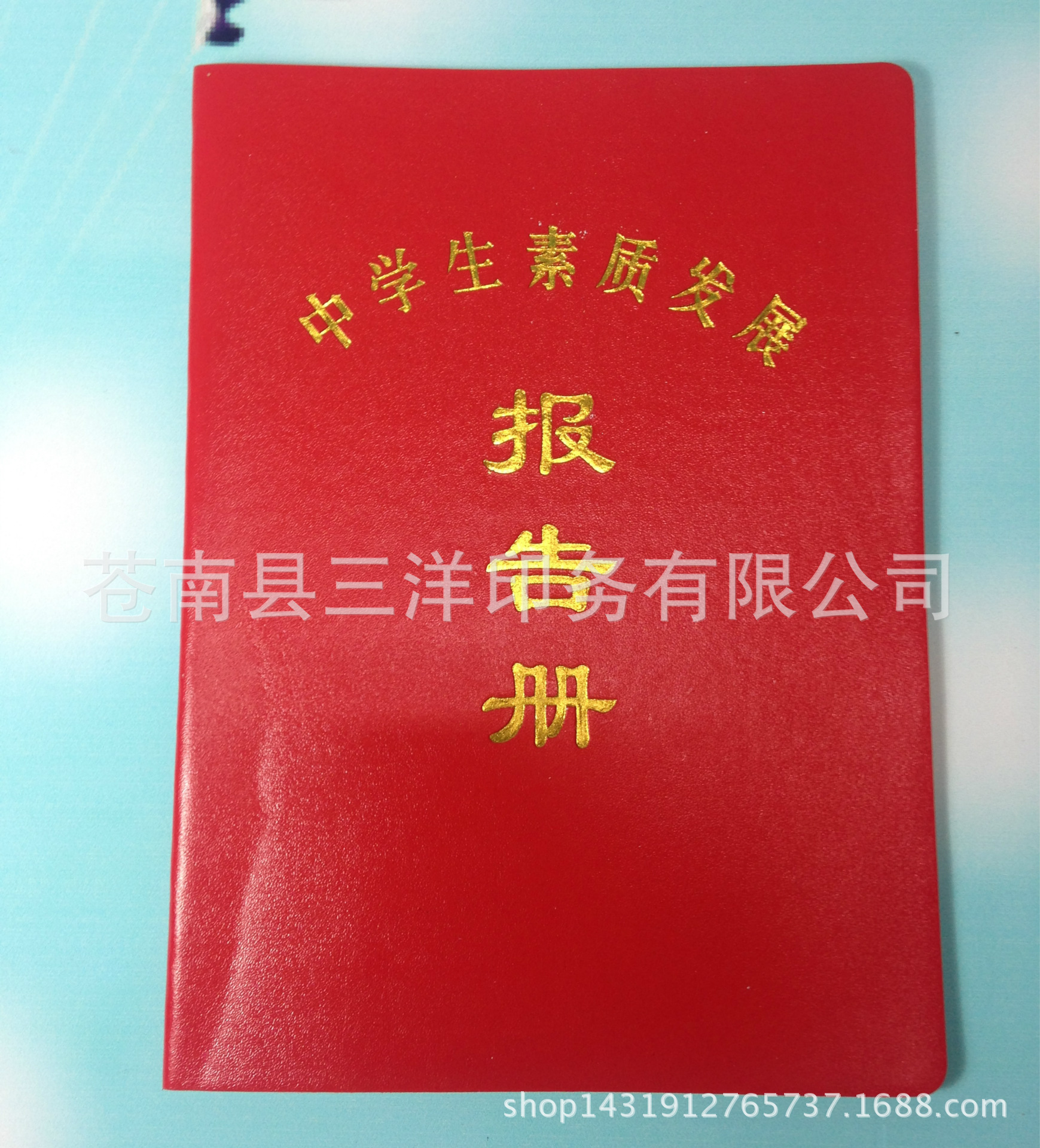 中学生 小学生素质发展报告册 学校管理手册 期末评价评语