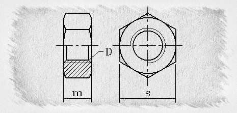 东明tong 304外六角螺母gb6175 m10-m48 不锈钢螺母 不锈钢螺帽