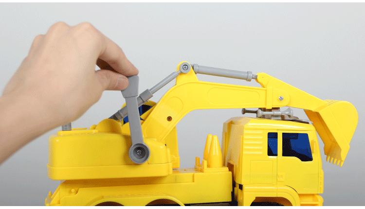 儿童仿真模型工地挖掘挖土机工程车汽车玩具