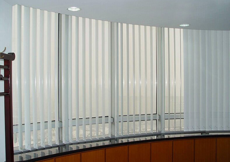 美佳竖百叶窗帘半遮光隔断帘屏风帘客厅卧室阳台办公室垂直百叶帘