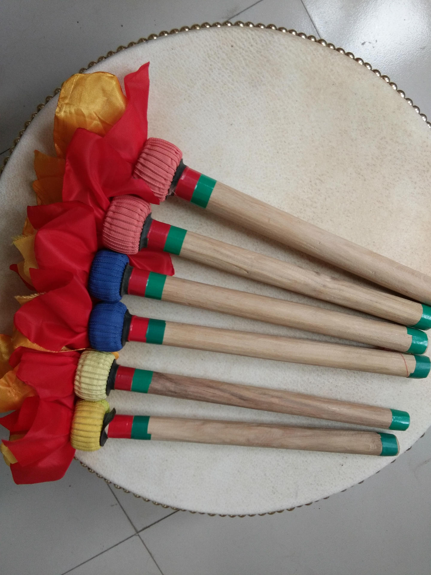 牛皮鼓专用鼓槌 威风锣鼓鼓槌 槐木鼓槌