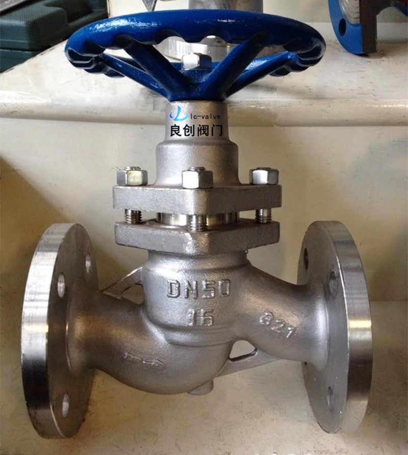不锈钢蒸汽柱塞阀u41s16p不锈钢法兰柱塞阀