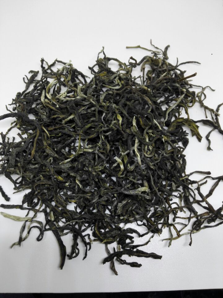 云南大叶种毛茶毛峰烘青毛尖绿茶条形散装2016秋冬茶500g
