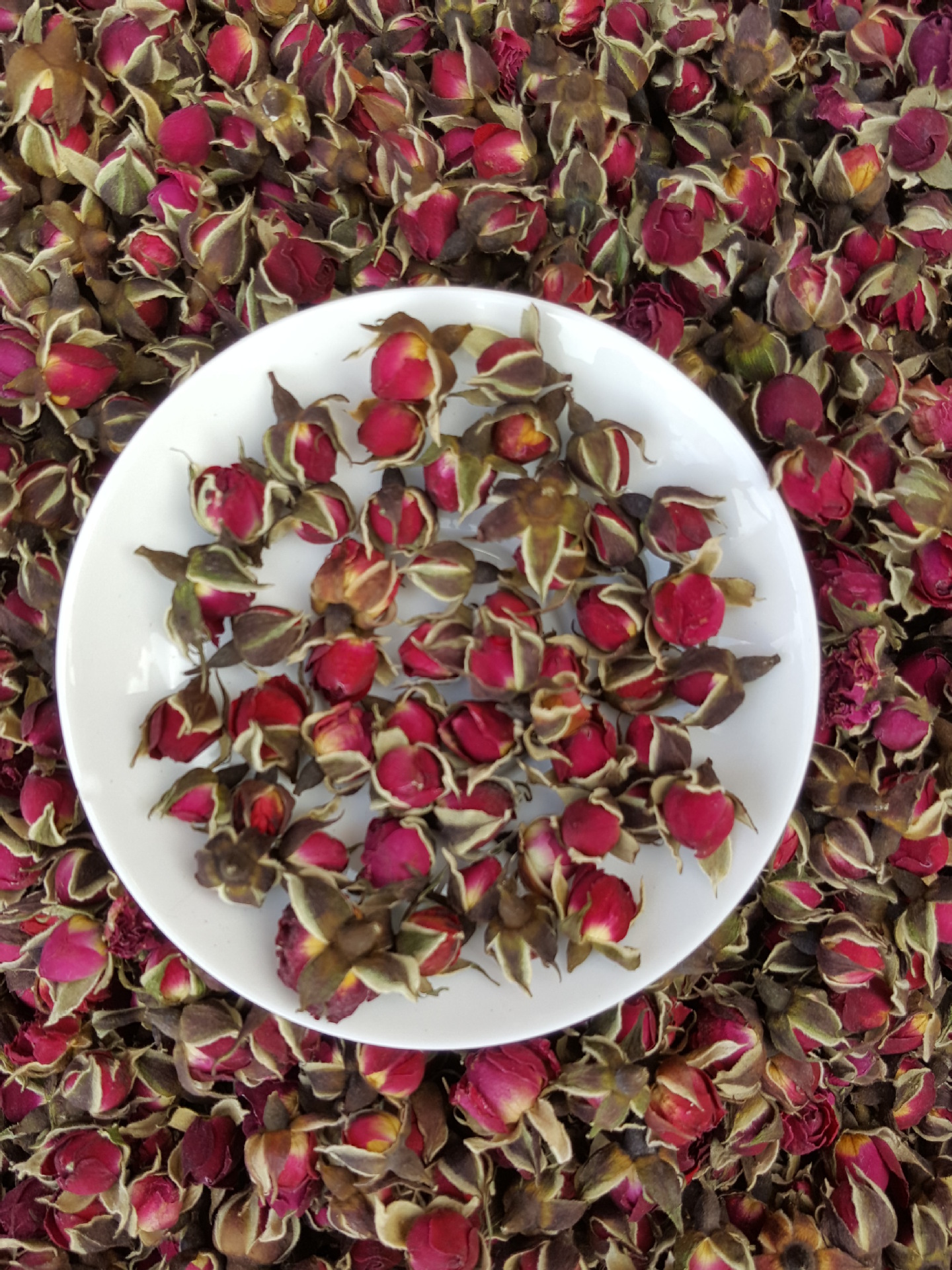云南金边玫瑰花茶散装500克花草茶叶玫瑰干花小金边玫瑰花茶叶