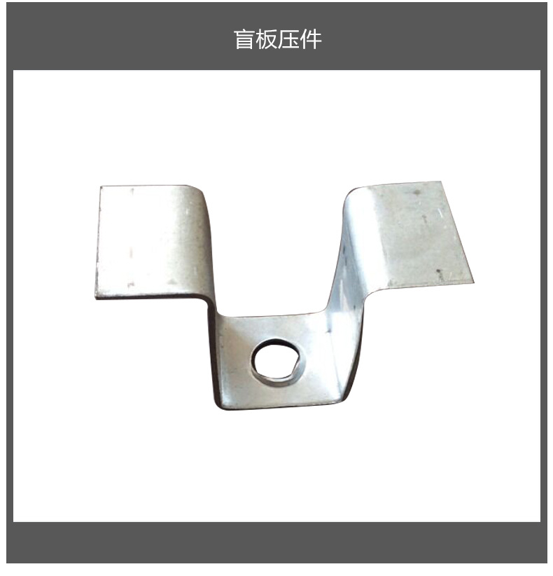 屯金净化不锈钢盲板压件 风机碳钢管夹 不锈钢盲板压件连接件配件