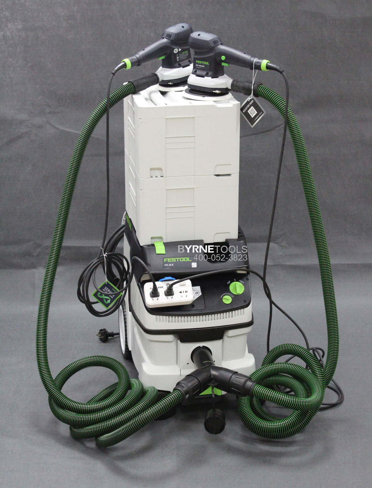 festool德国费斯托干磨机ct26 ets150/3 150/5吸尘集尘打磨机套装