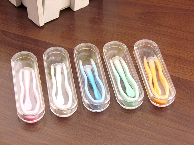 升级版连体镊子小吸棒眼镜佩带工具隐形眼镜专用夹子小棒超实用