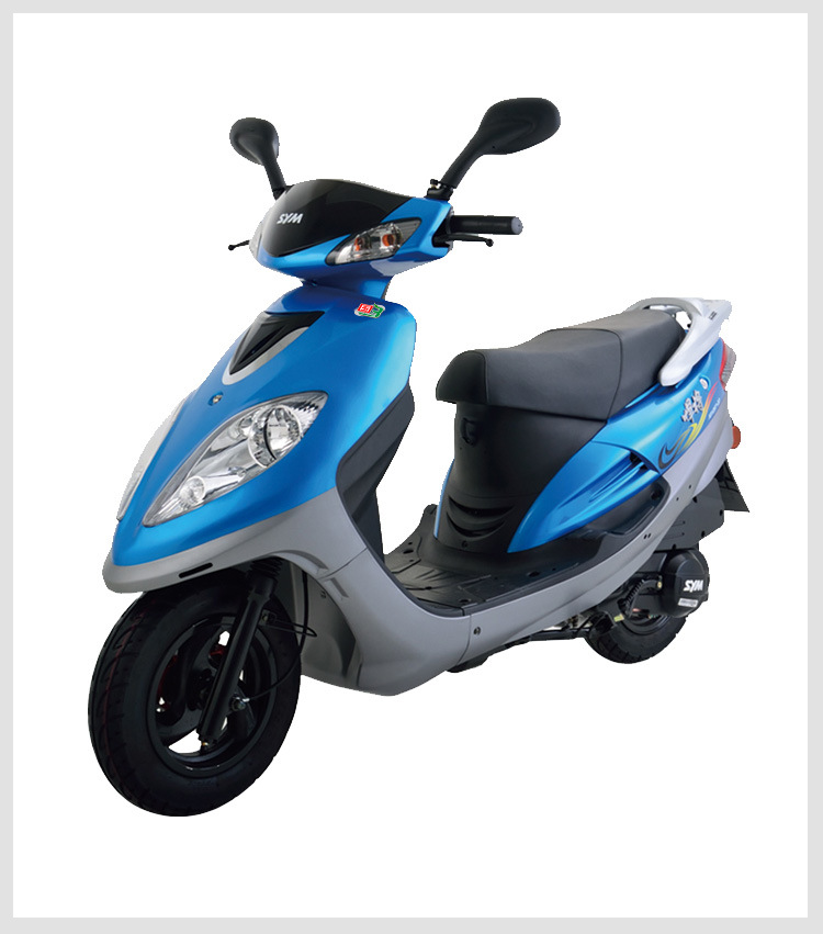 sym三阳机车 悍将 125cc踏板车男士女士 全新原装进口摩托车