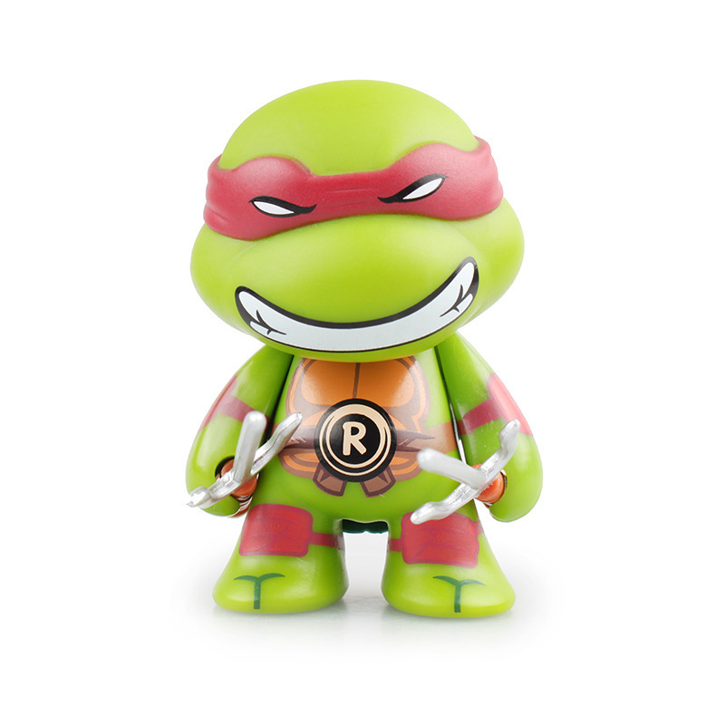 2014电影版 4款q版忍者神龟可动手办摆件玩具模型公仔现货