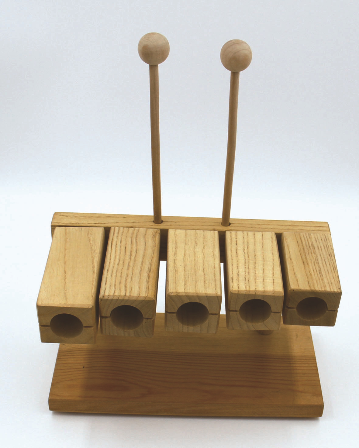 五音梆子 奥尔夫专业教具多音梆子儿童打击乐器木质乐器