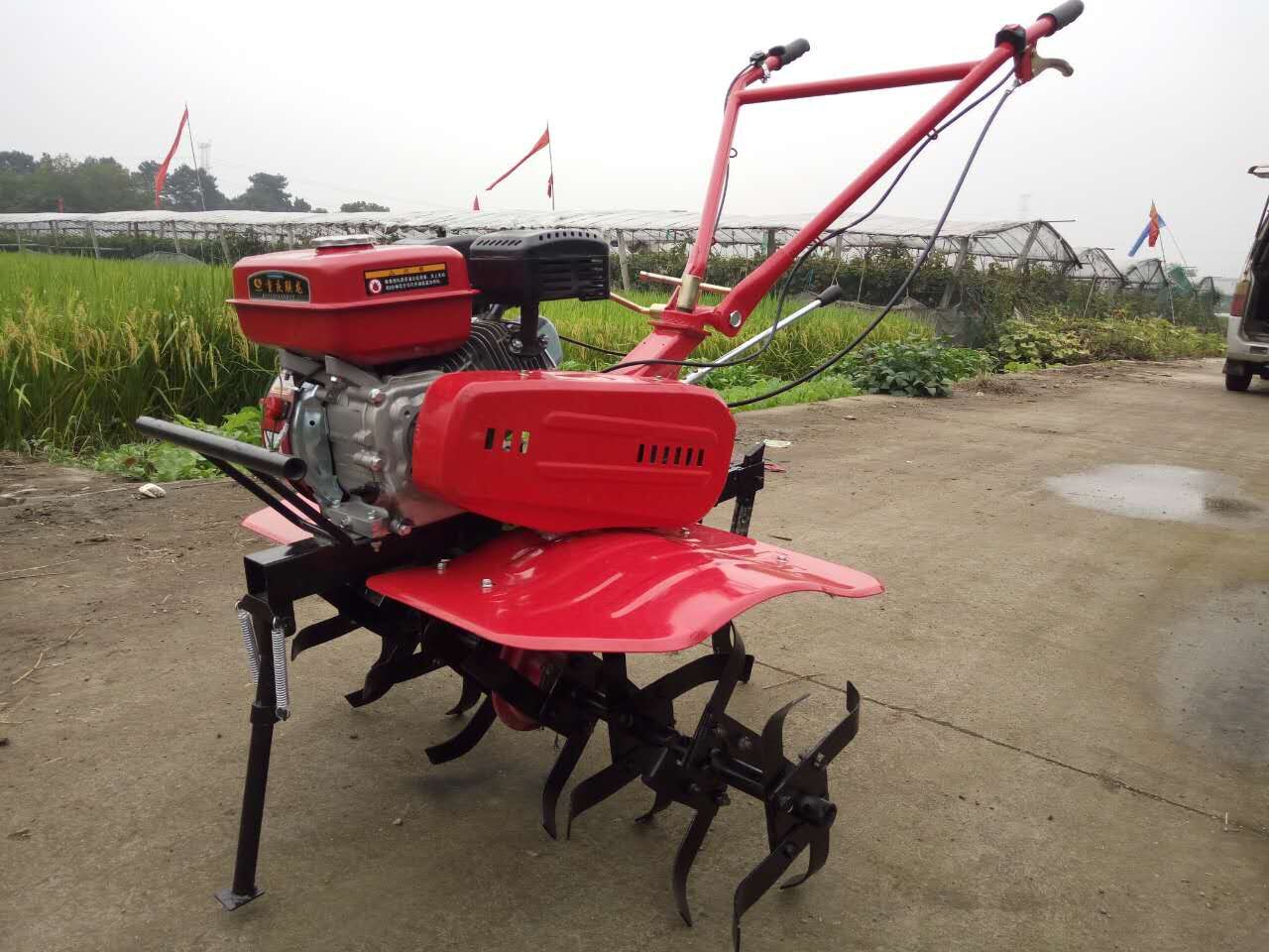 包邮手扶微耕机旋耕机水旱两用大马力耕田机 果园松土除草机