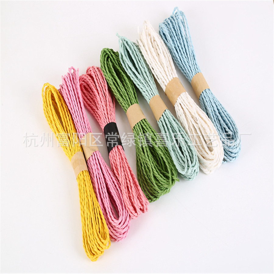 3.5mm Color Thick Paper Rope Toy Rope Bandage Rope DIY Material 10 M