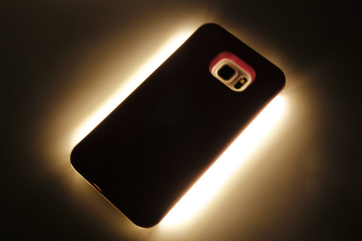 iphone7三星note5/note7发光手机壳补光壳s6edgeplus补光