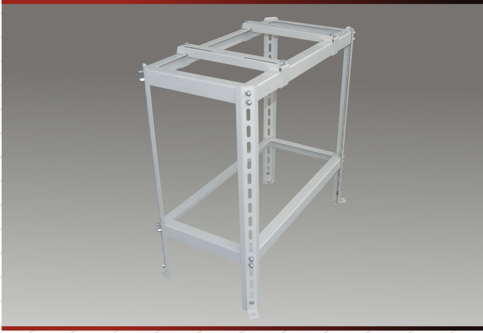 双层可调落地空调支架 落地金属支架系列批发 空调外支架厂家