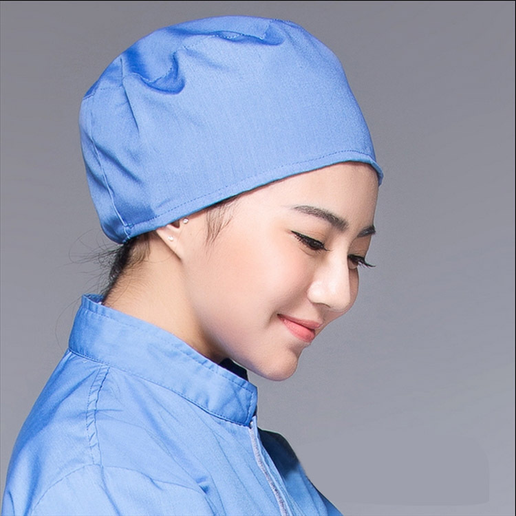 特价优质卫生帽圆帽纺织工人工作帽车间防尘帽子无菌医生护士帽