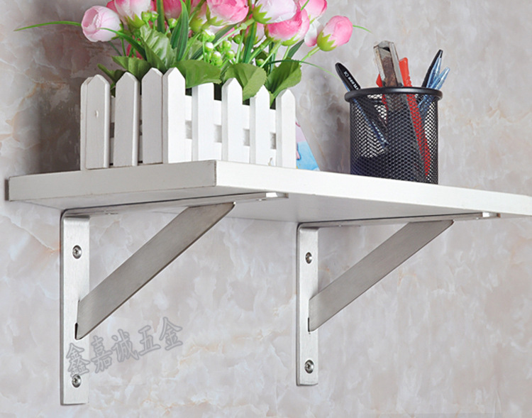 加厚不锈钢aa三角支架承重墙壁层板托壁挂置物托架墙面隔板支撑架