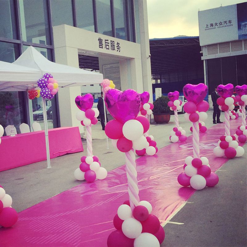 义乌市乾满电子商务商行 供应信息 场地布置道具 气球立柱路引商场