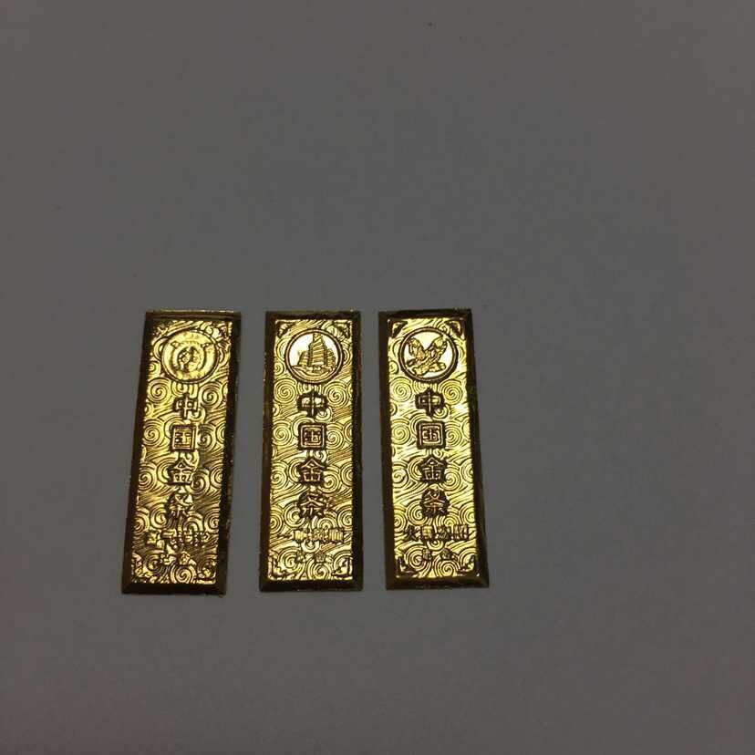 01克金条,黄金工艺品,创意礼品