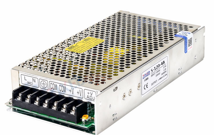 48v2.5a开关电源 s-120-48工控直流控制柜电源ac-dc电源48v120w