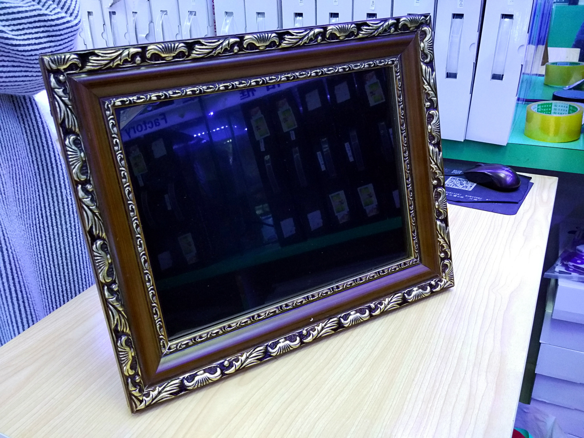 厂家直销15寸高清数屏经典木相框电子相框数码相框电子相册广告机