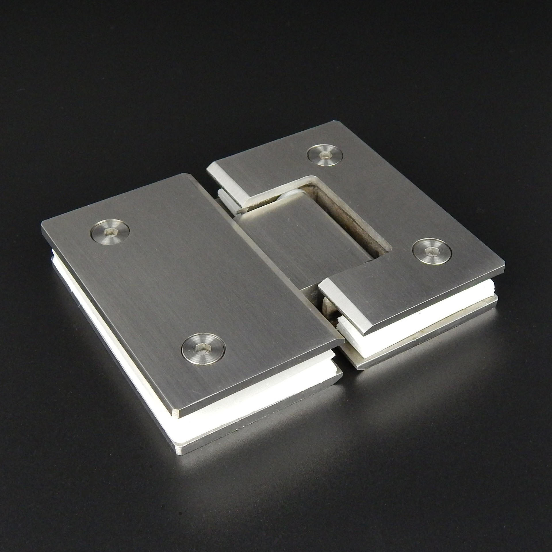 批发爆款fy-406沐浴房配件 180度玻璃门铰链,合页不锈钢浴室夹