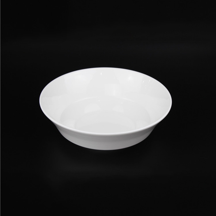 批发酒店餐厅饭店家用用品纯白陶瓷骨瓷 汤窝汤碗大号碗可加logo