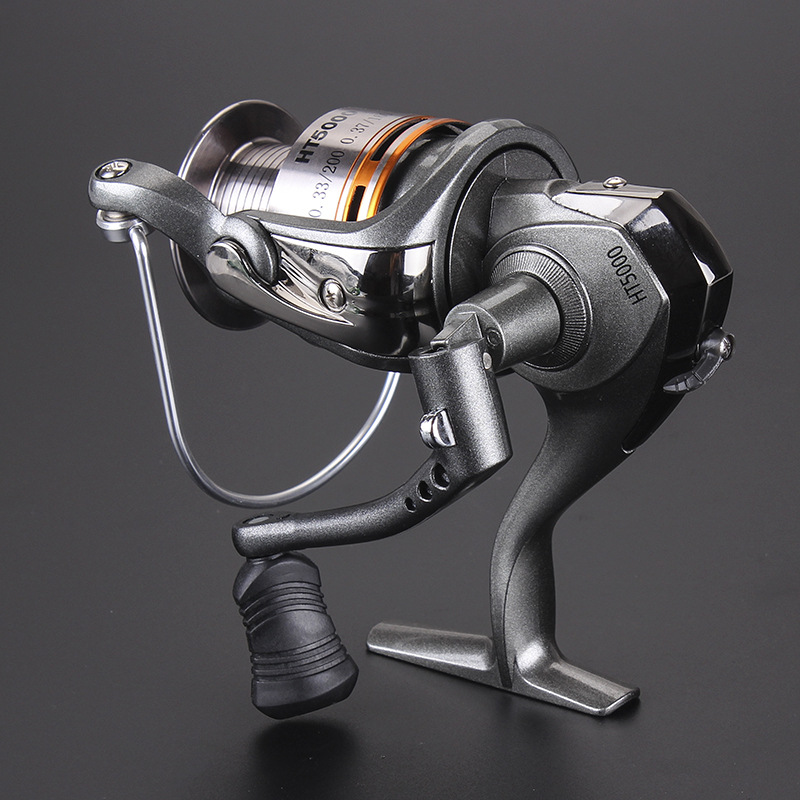 吉泰ht5000型全金属头渔轮纺车轮特价矶钓路亚轮超顺滑海竿渔线轮