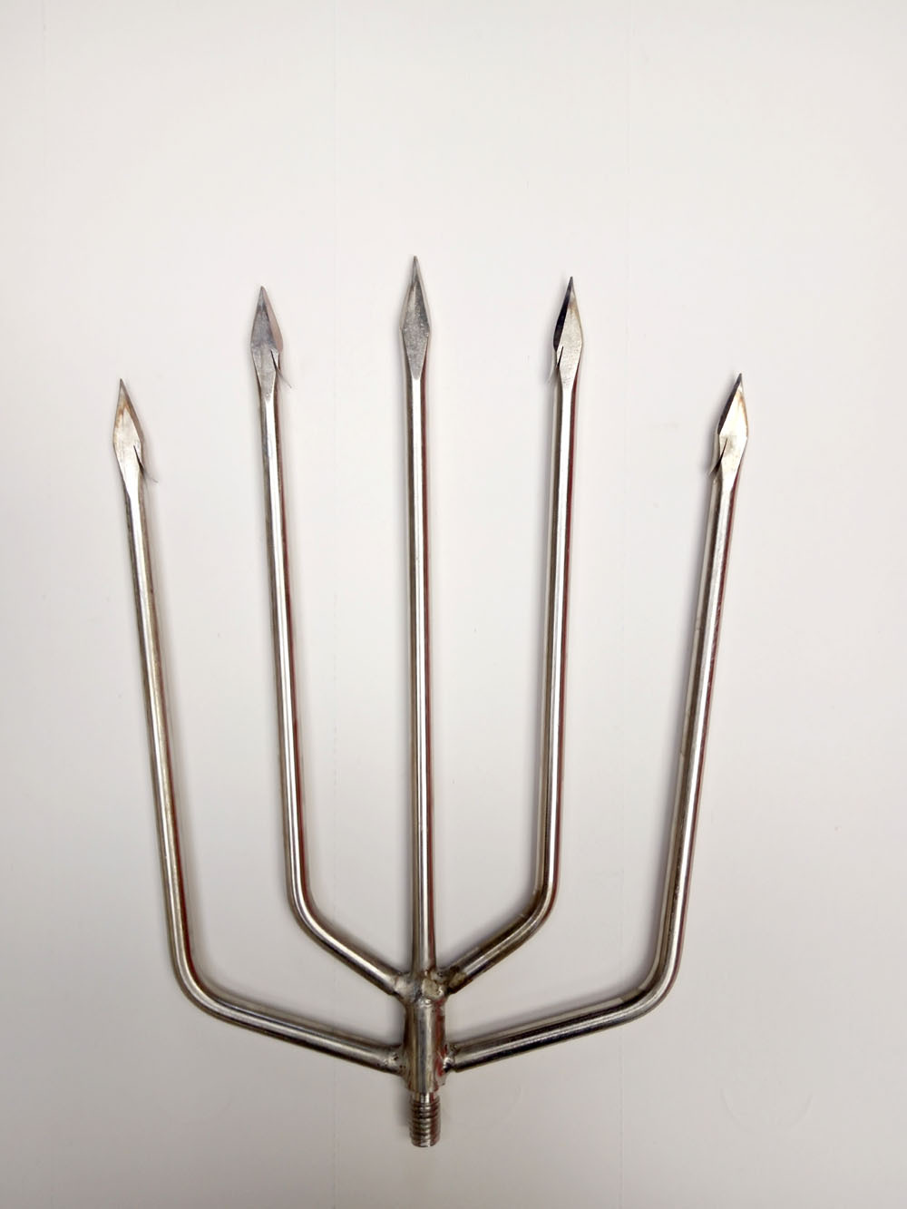 厂家直销不锈钢鱼叉 3齿 4齿 5齿鱼叉圆7齿圆五齿