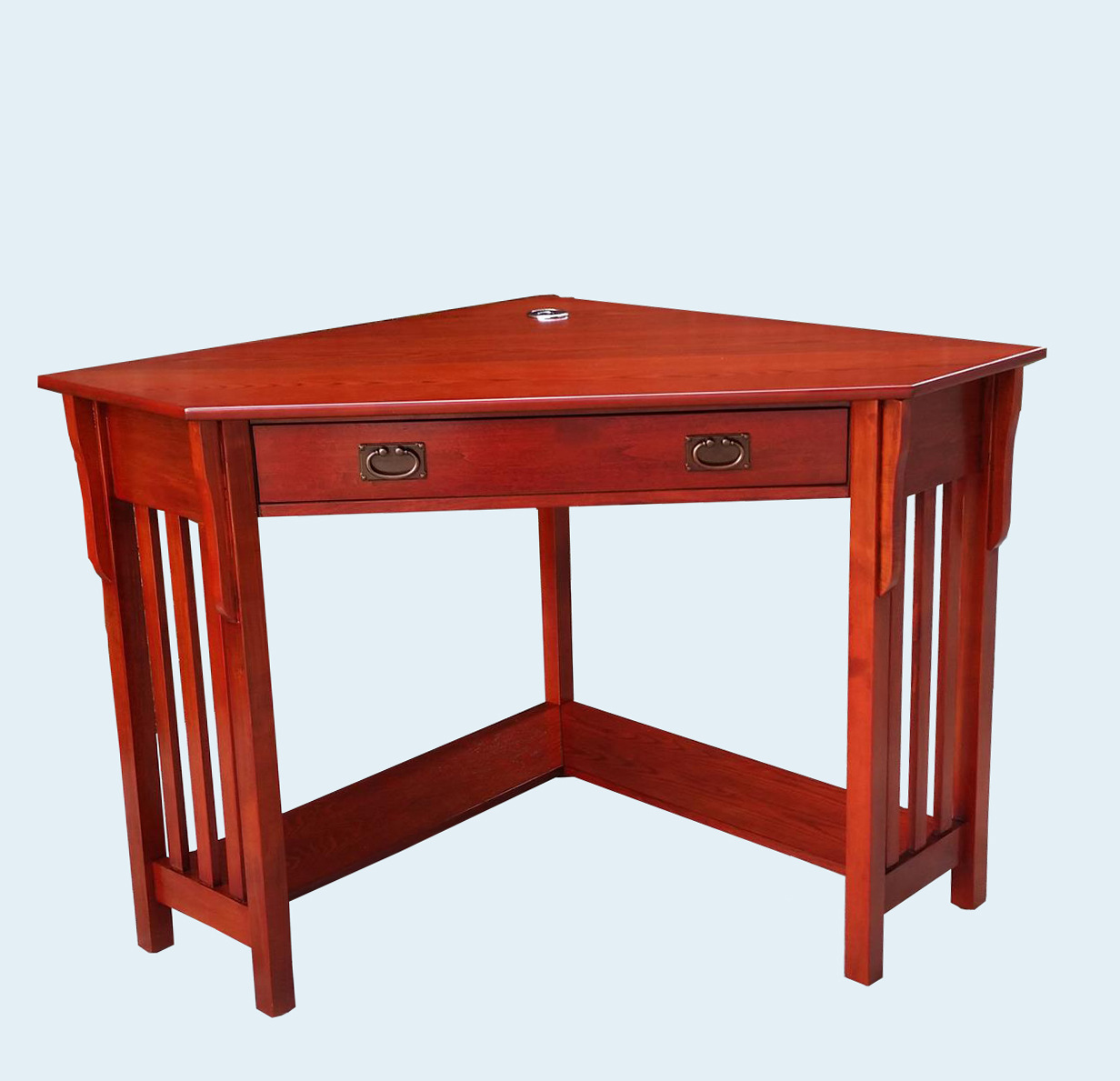 简约现代转角电脑桌家用省空间三角桌儿童写字台美式学生书桌包邮