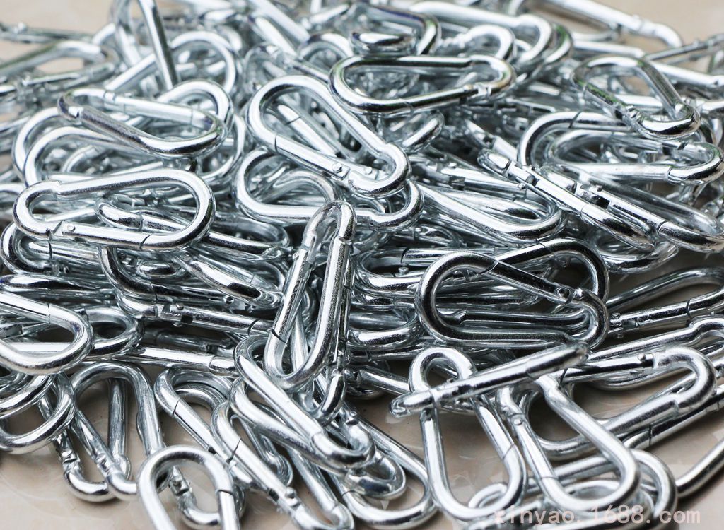 厂家供应高品质4x41mm 4号葫芦形铁扣 承重扣 户外挂扣