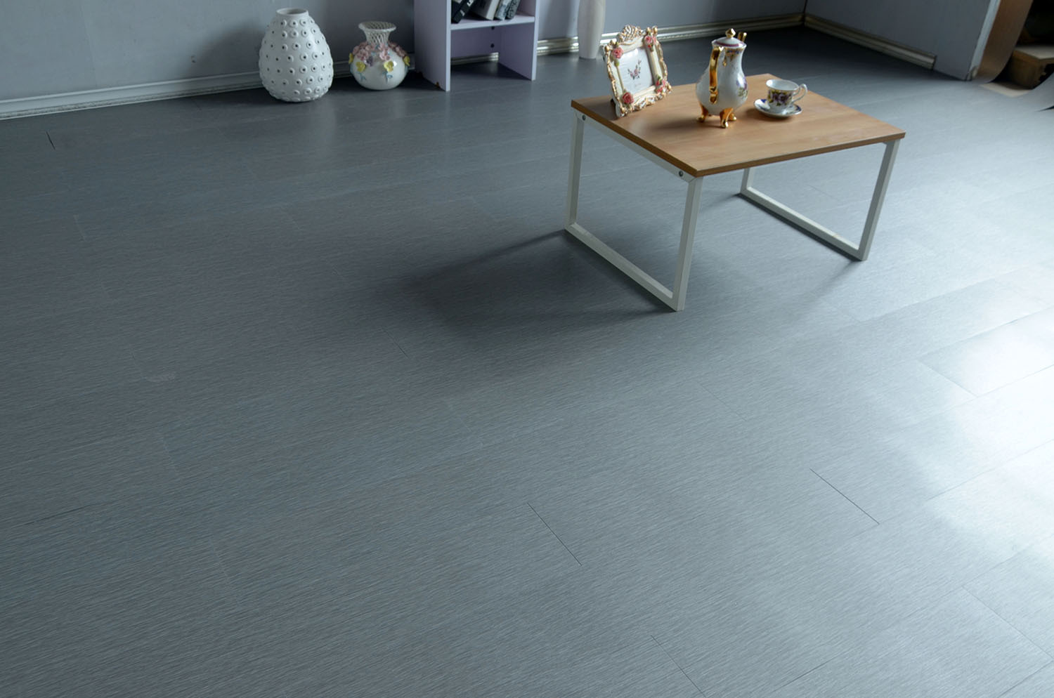 pvc石塑地板 家用地板胶客厅拼接地板 加厚耐磨塑料地板环保厂家