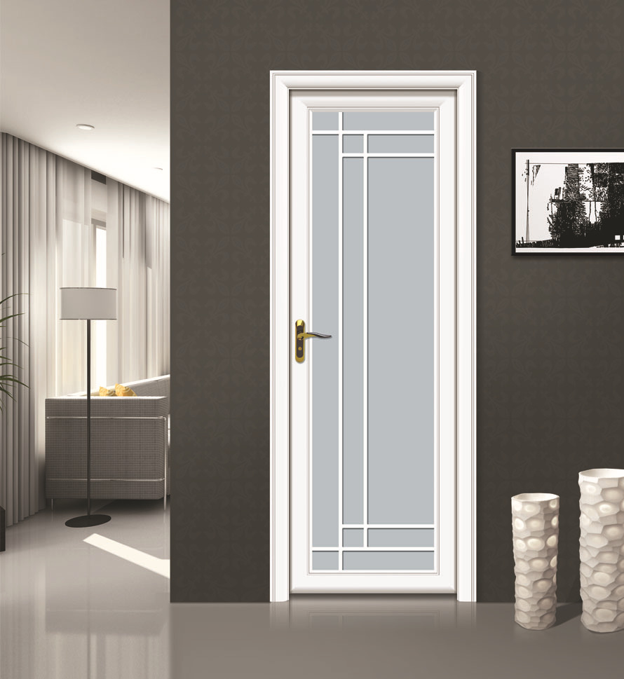 厂家专业供应2017年火e热卫生间玻璃门钛镁合金材质中空钢化玻璃