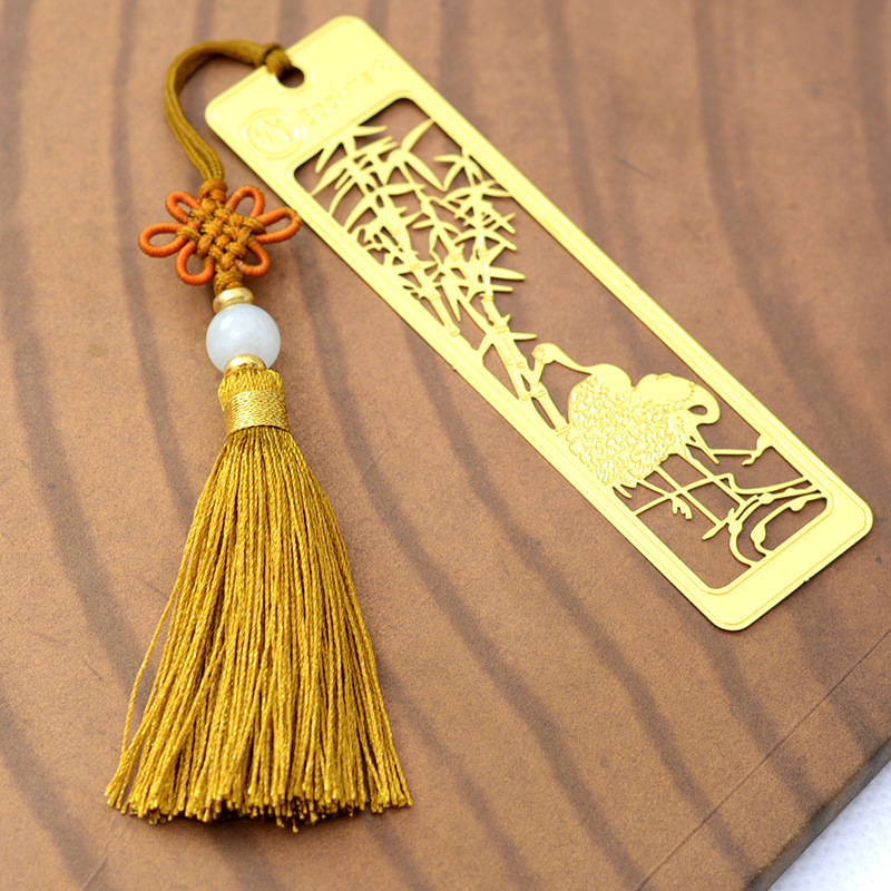 龙结 手工中国结书签礼品饰品配件竹报平安梅兰竹菊厂家直销批发