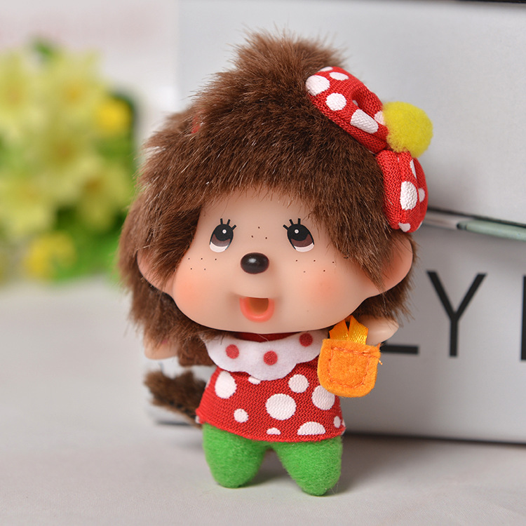 蒙猴蒙奇奇9cm挂件 手机包包挂件 小号公仔