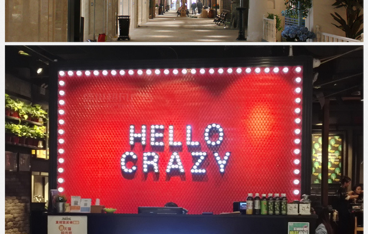 大灯泡字led点阵字ktv酒吧外露发光字定做灯珠字门头招牌广告制作