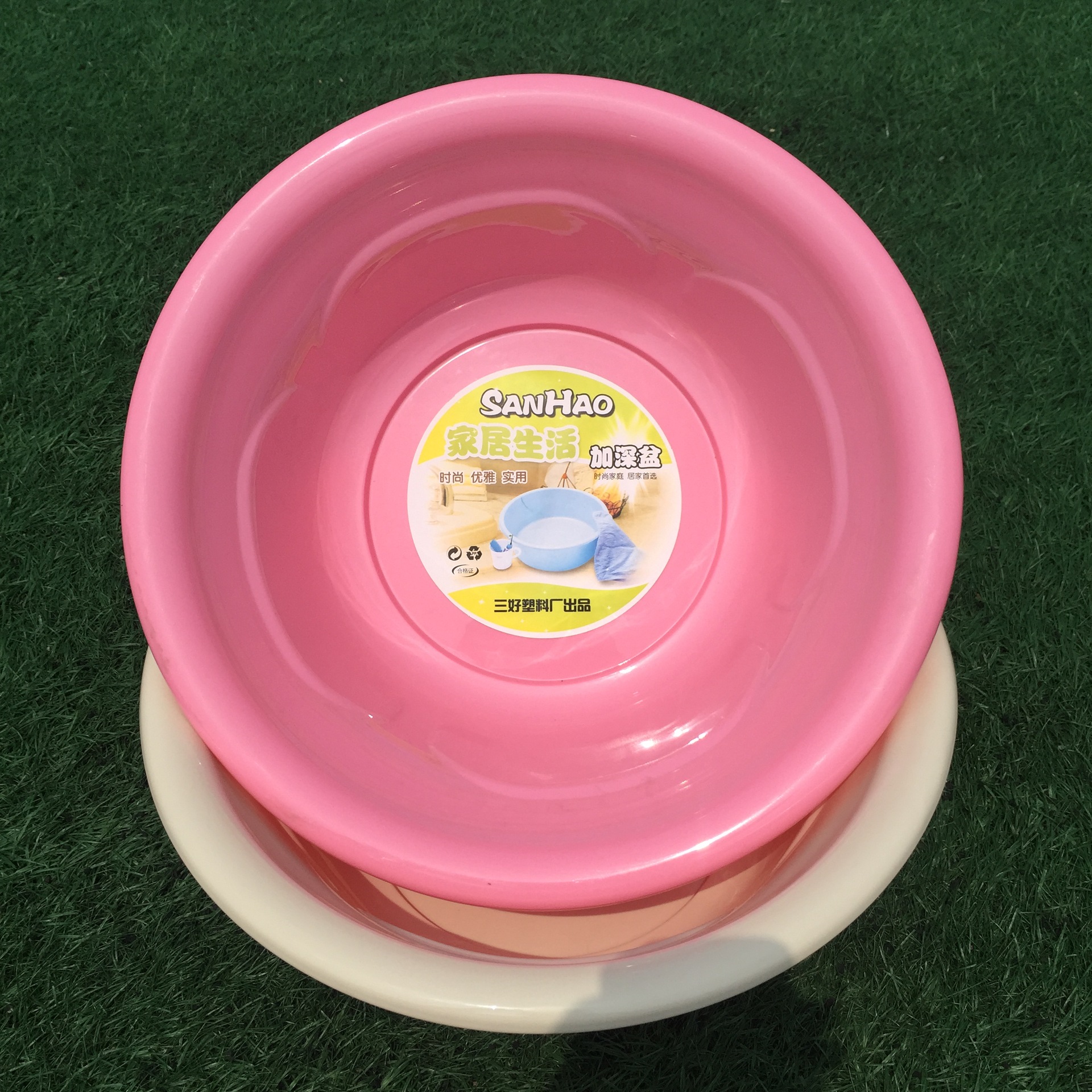 家用洗脸盆 摔不破脸盆 直径35cm38cm43cm 塑料脸盆赠品促销盆