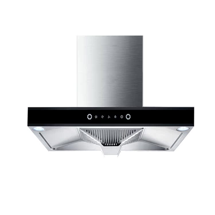 欧派顶吸欧式抽油烟机不锈钢t型油烟机大吸力油烟机中式