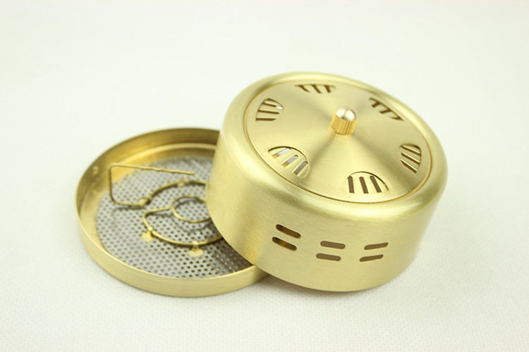 小全铜随身灸艾灸盒 无烟灸温灸盒 纯铜艾灸器