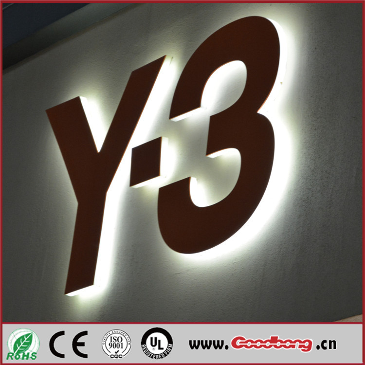 品牌店门头广告招牌字 亚克力吸塑发光字logo三维立体发光字