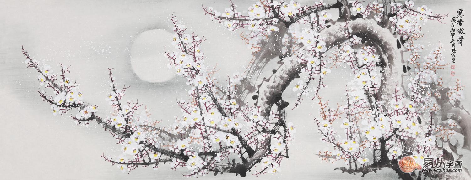 梅花凌寒飘香 观李林宏名家梅花图有感
