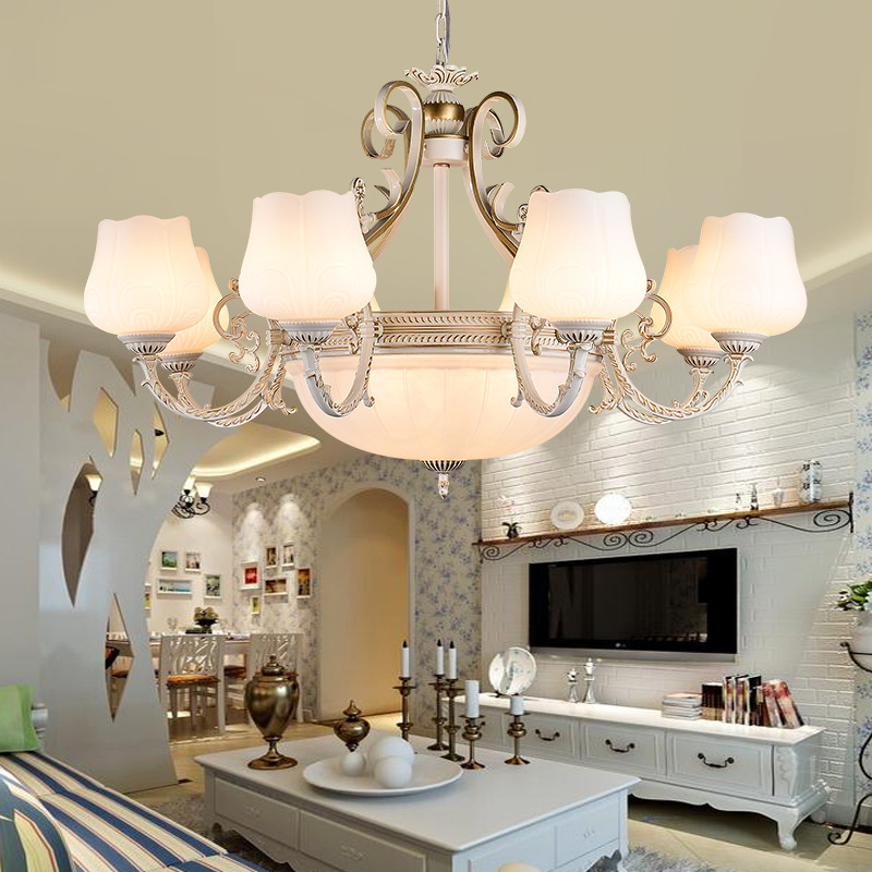 欧式地中海吸顶灯田园风格客厅吊灯卧室灯餐厅灯具蒂凡尼灯饰15