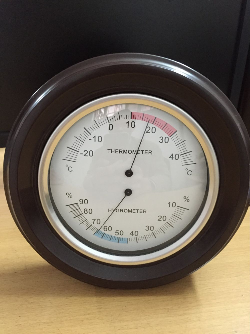 180mm气压表晴雨表金属盒气压计家庭气象站三合一跨境电商好货源